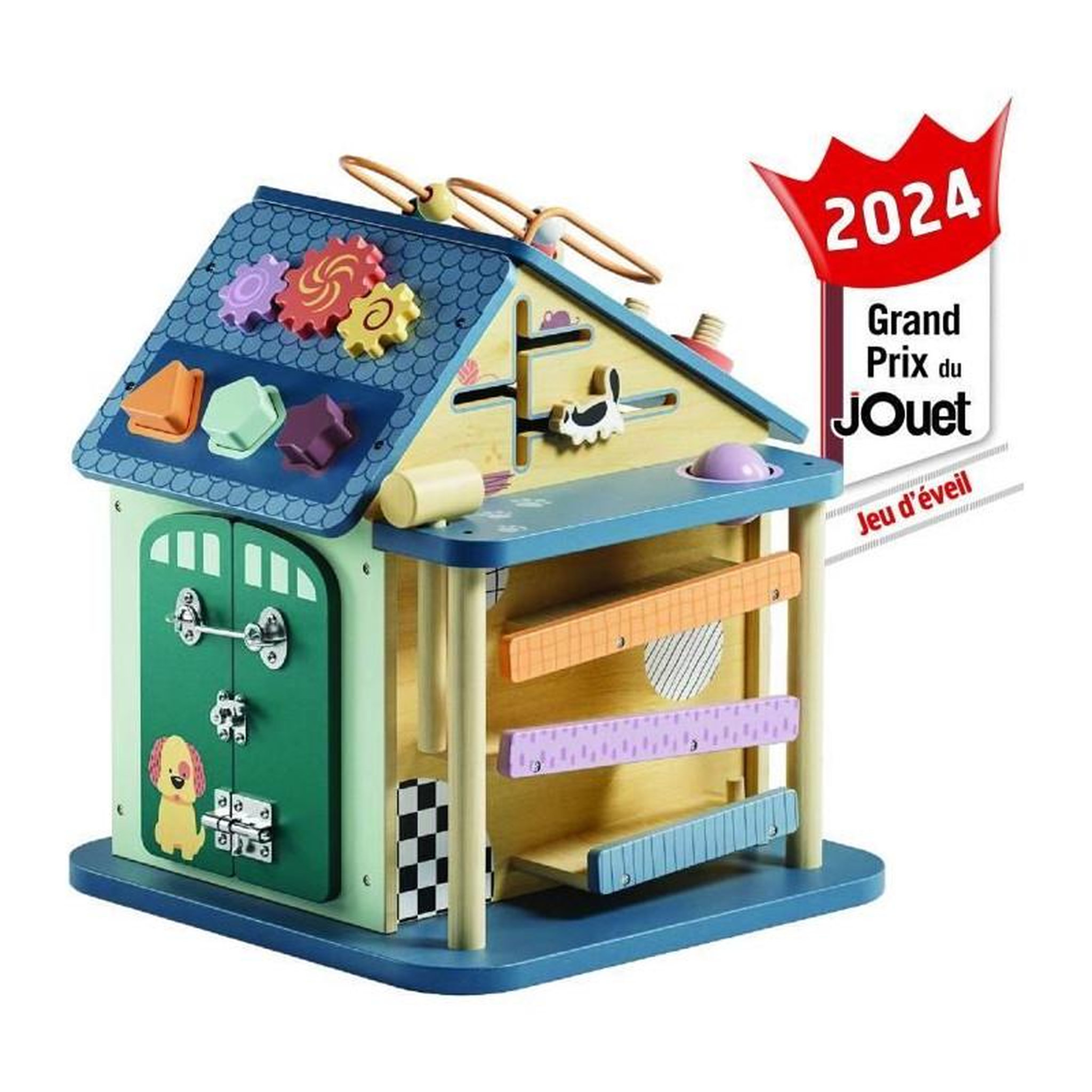 Voir la diapositive 2 : TOPBRIGHT Maison d'Activités 12 en 1 - TOP BRIGHT - Motricité Fine - Concentration - Jeu Ludique