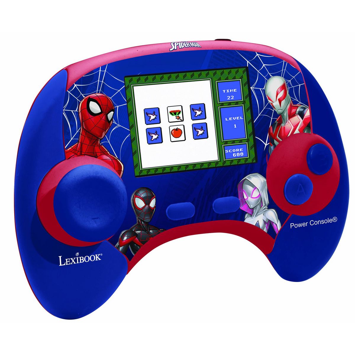 Lexibook Power Console Spiderman de jeux éducative bilingue en français et anglais