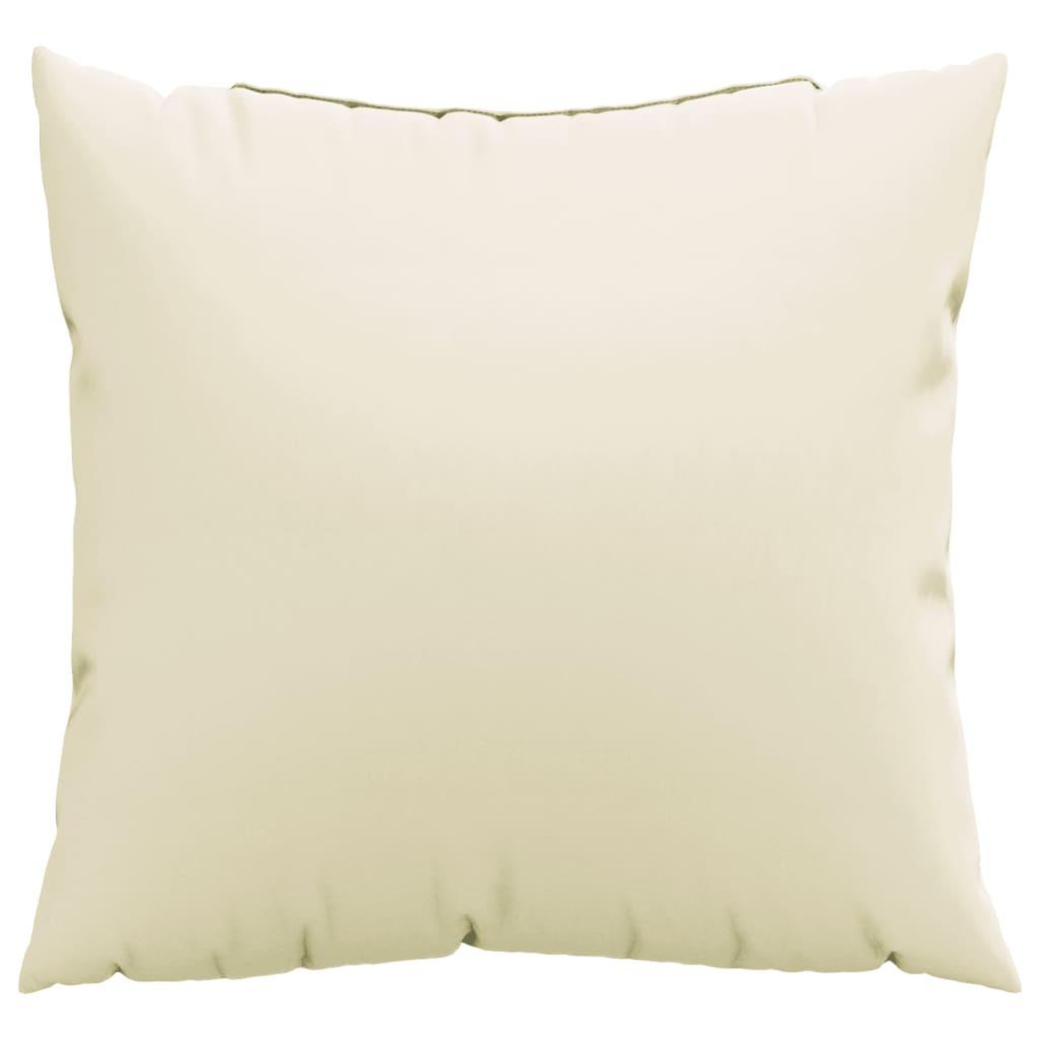 Voir la diapositive 3 : VIDAXL Coussins de canape lot de 4 creme 60x60 cm tissu