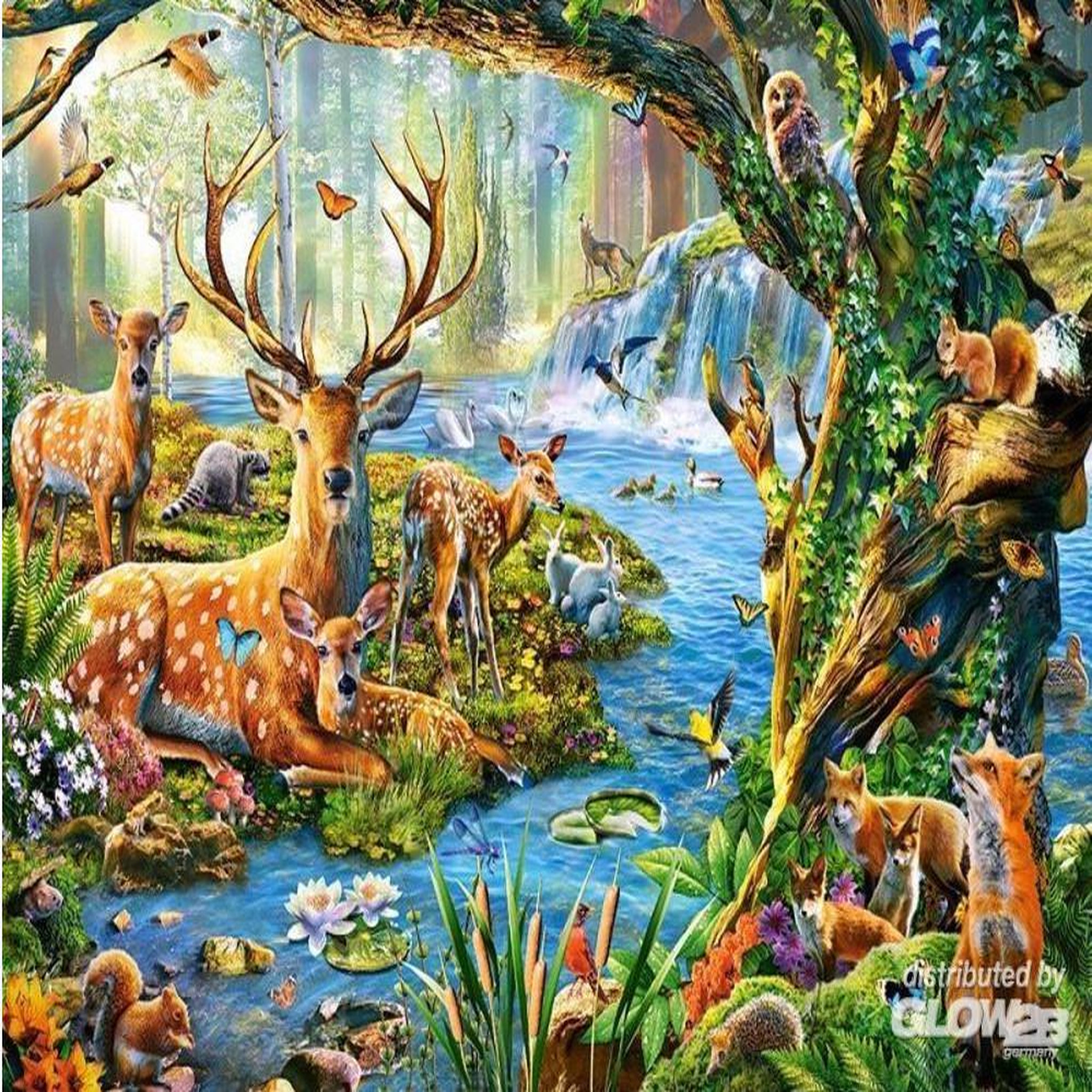Voir la diapositive 4 : Castorland Puzzle 500 pièces : la vie de la forêt