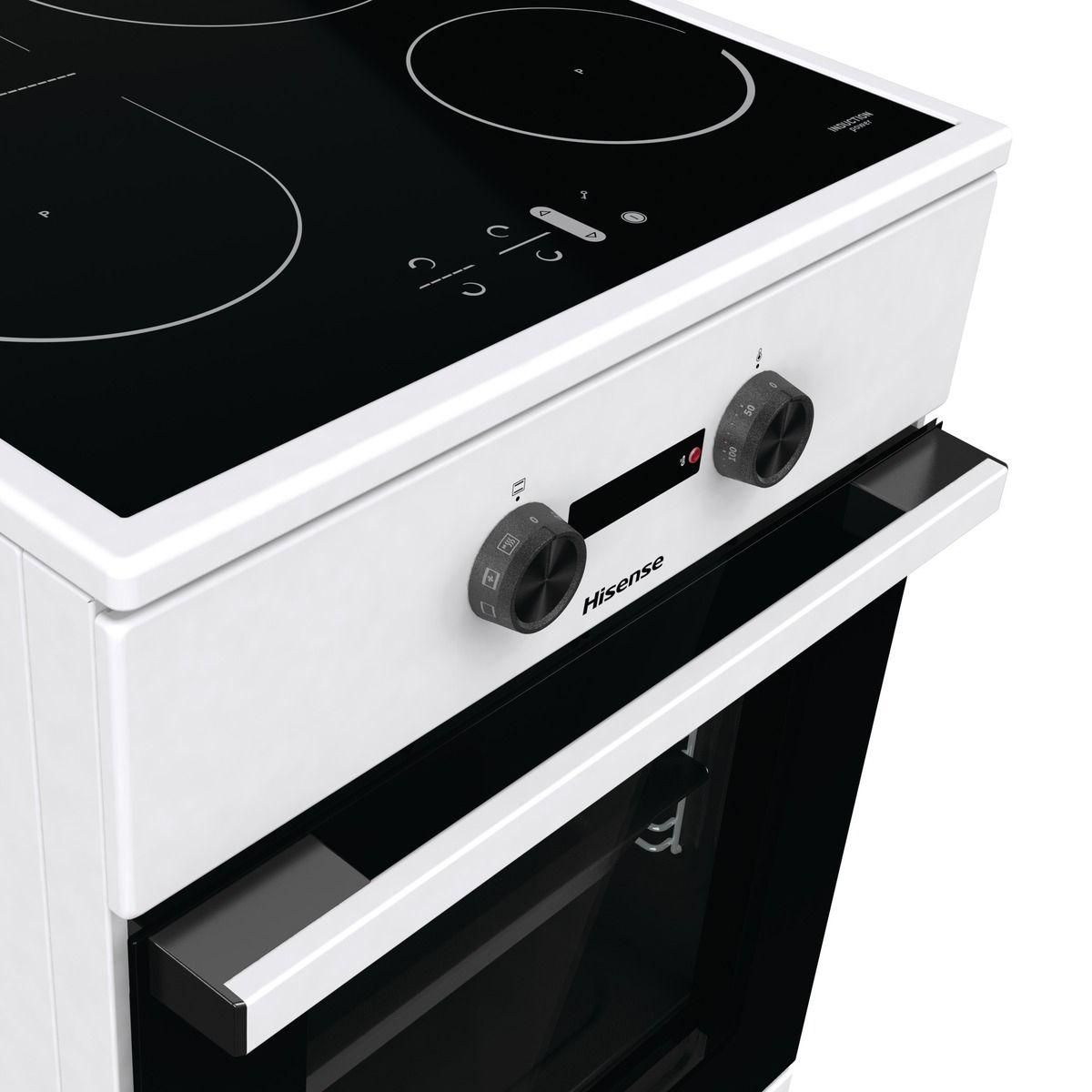 Hisense Cuisinière induction HEIT5A40WG