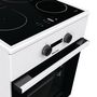 Voir la diapositive 3 : Hisense Cuisinière induction HEIT5A40WG
