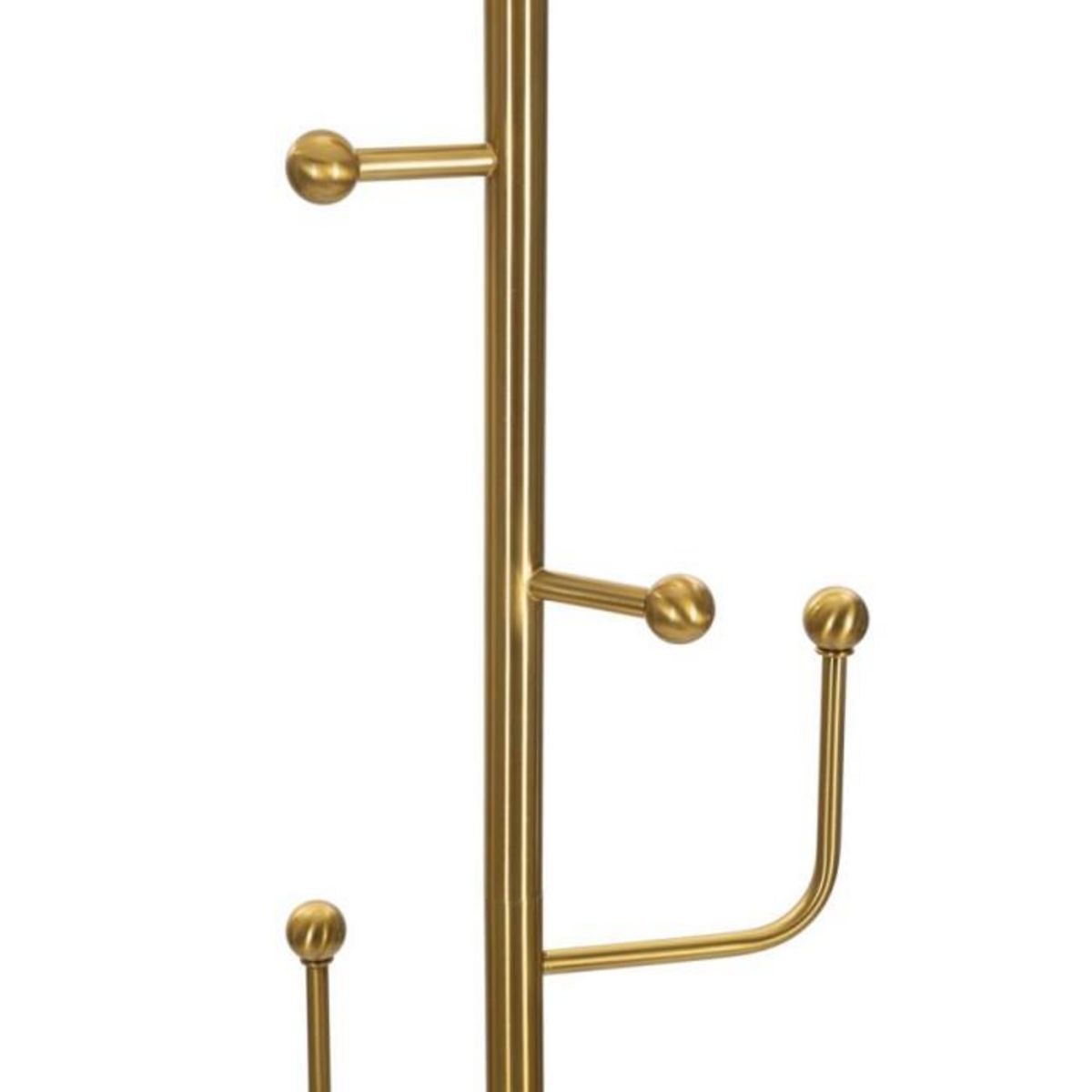 Paris Prix Lampadaire Design en Métal  Hanger  173cm Blanc & Or