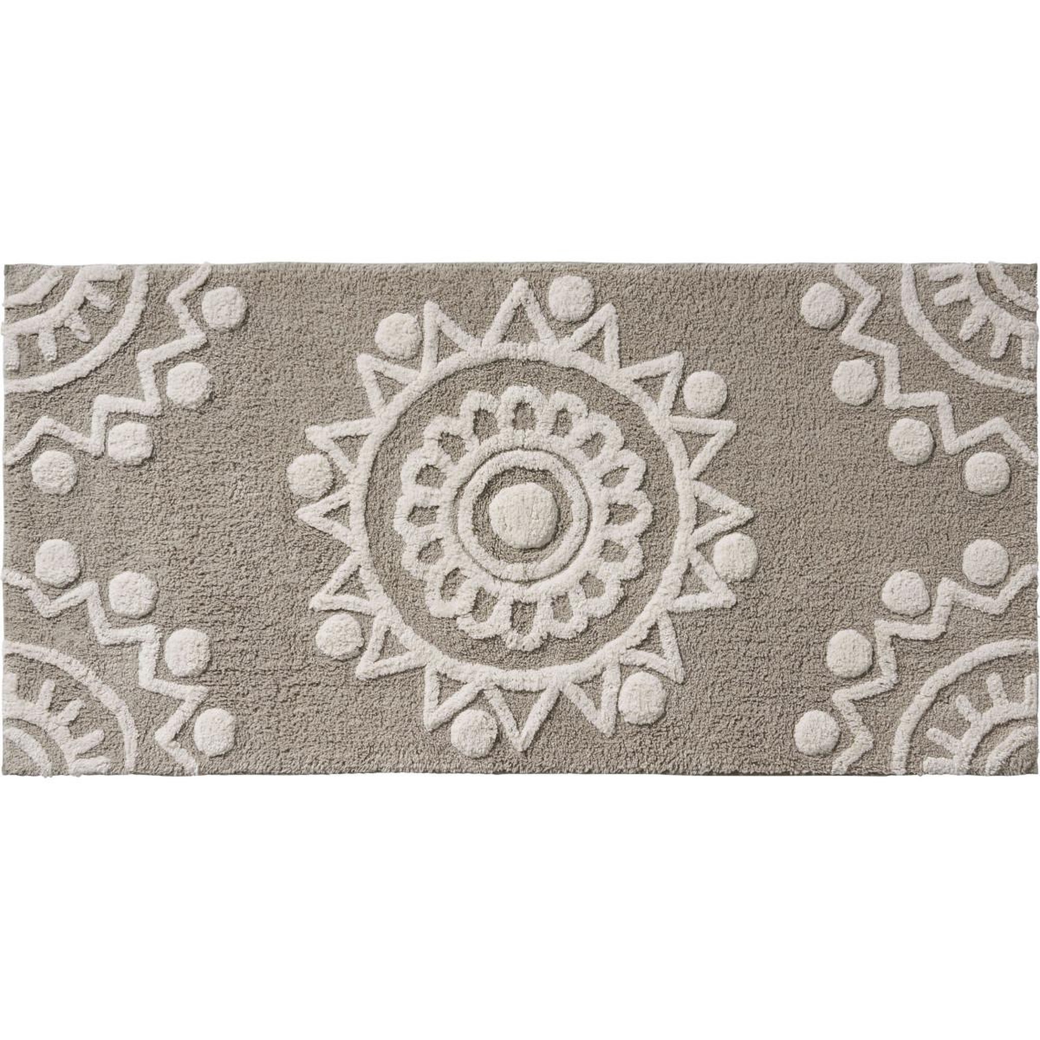 GUY LEVASSEUR Tapis de bain déco à motif embossés 60x120cm