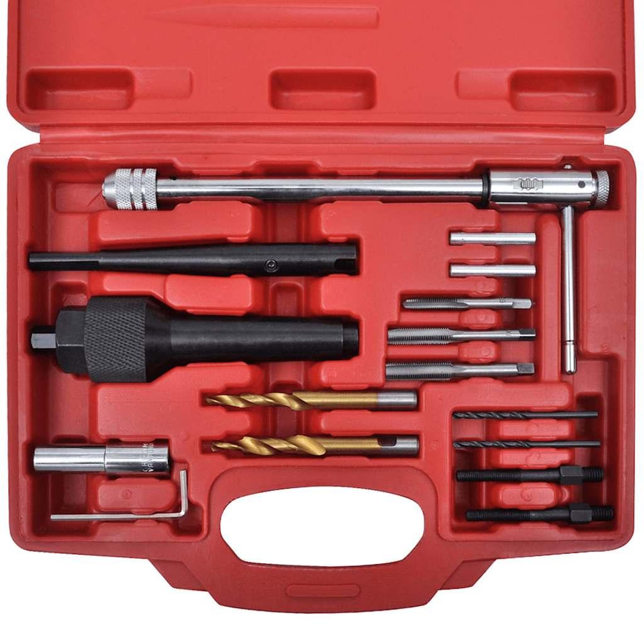 Voir la diapositive 3 : VIDAXL Kit d'outils d'extraction bougie de prechauffage 16 pcs