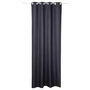 Voir la diapositive 1 : ATMOSPHERA Rideau Isolant à Œillets  Eliat  140x260cm Noir