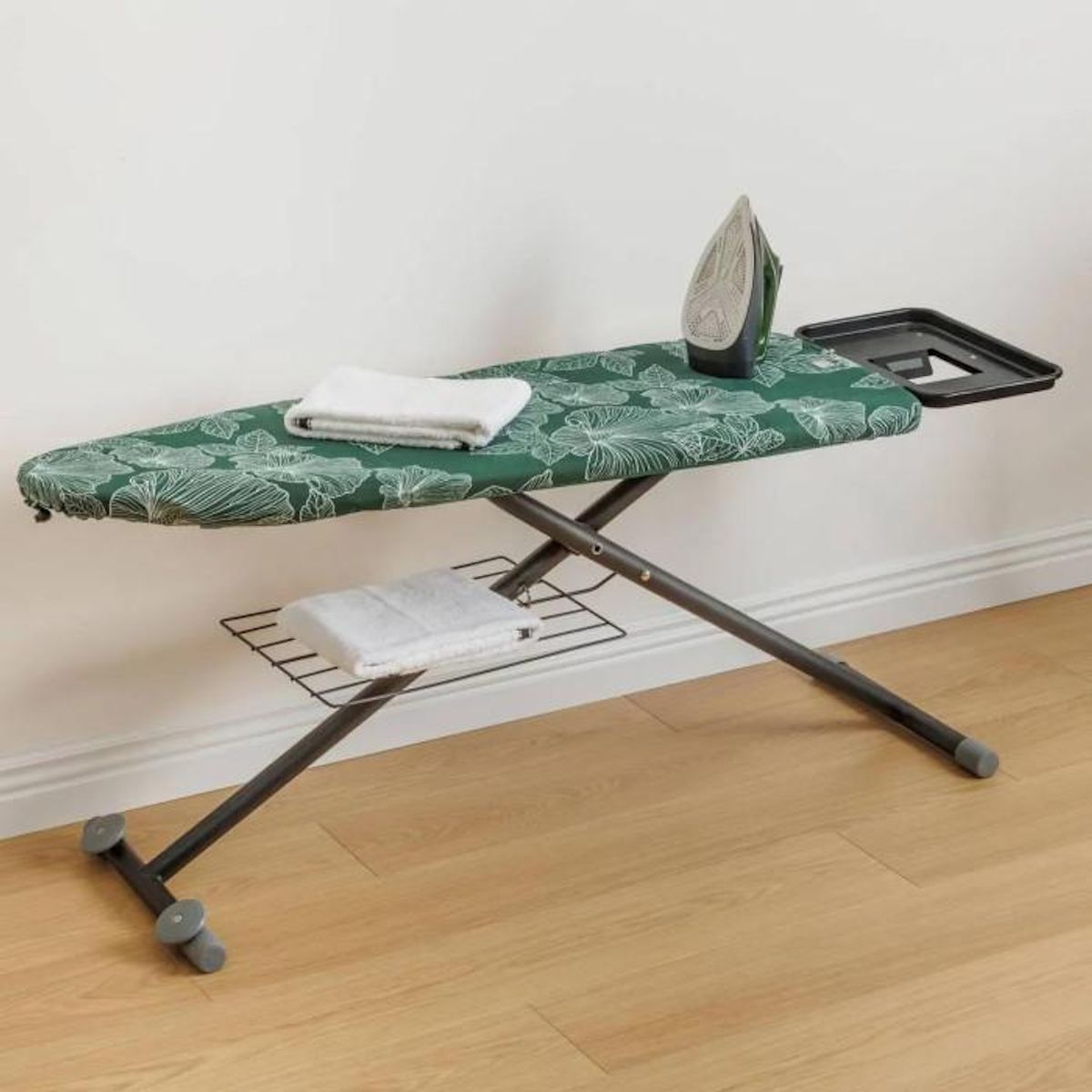 FIVE Housse à repasser 2 couches en coton - Noir et blanc