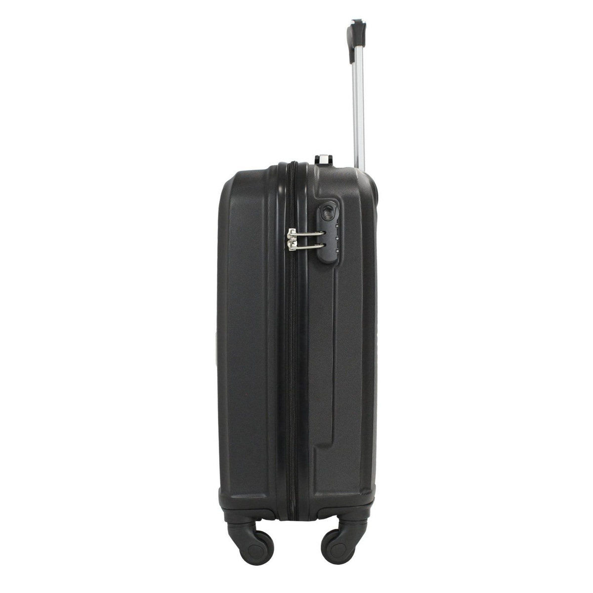 Alistair Valise cabine Alistair - Collection Iron - 4 roues - ABS ultra résistant - Noir