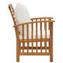Voir la diapositive 5 : VIDAXL Salon de jardin 5 pcs avec coussins Bois d'acacia solide
