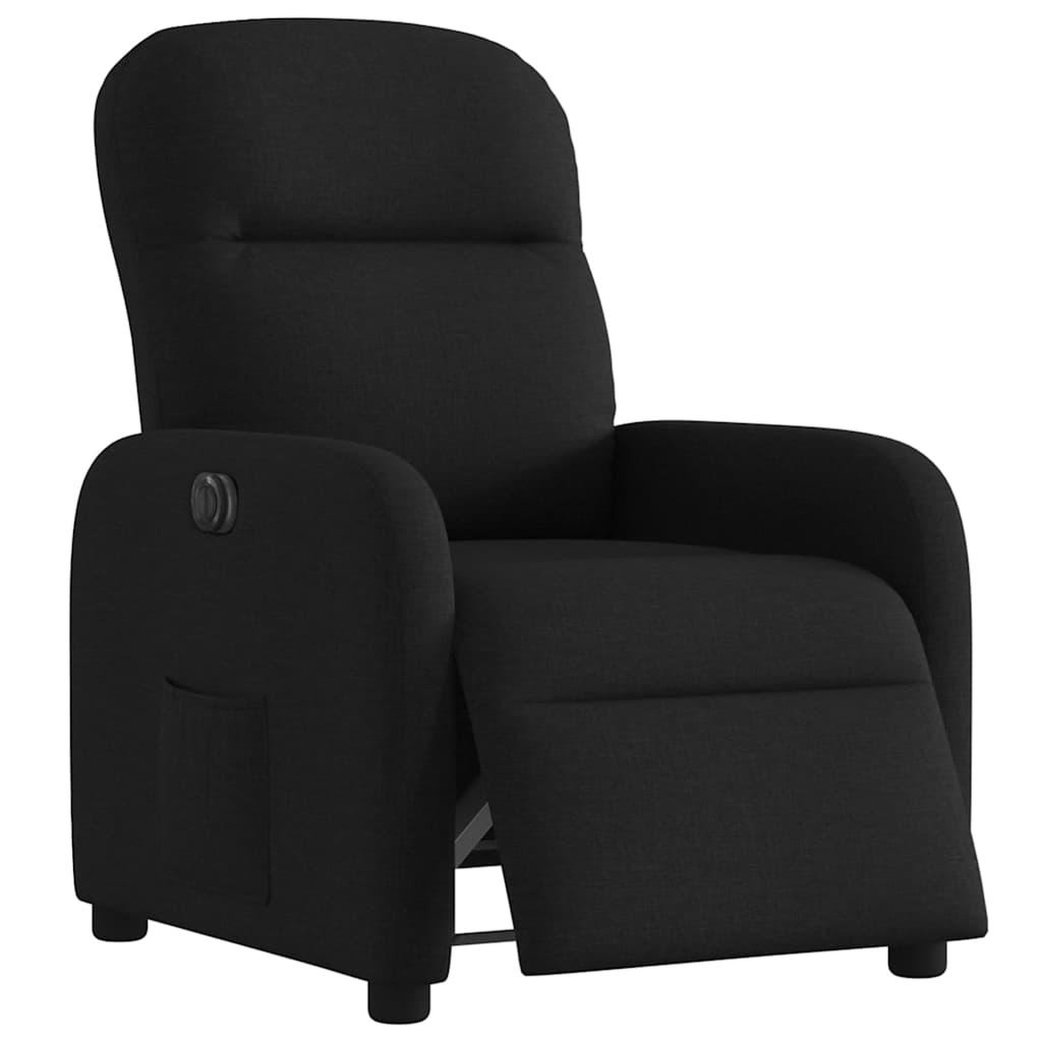 Voir la diapositive 3 : VIDAXL Fauteuil inclinable electrique Noir Tissu