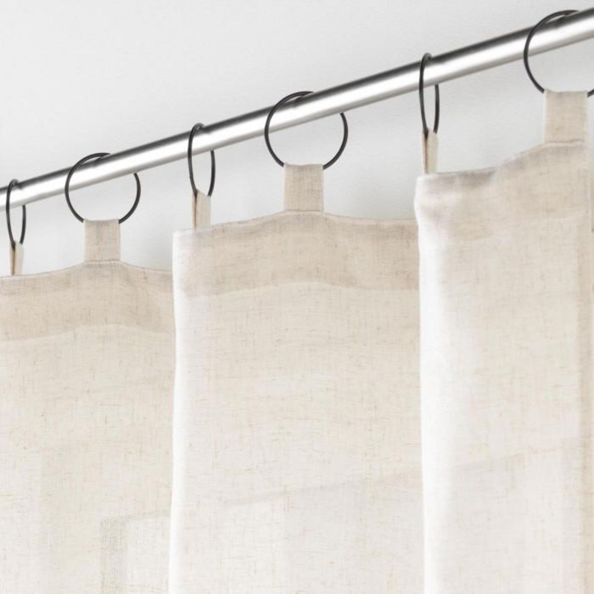 Paris Prix Rideau à Anneaux  Pauline  140x240cm Naturel