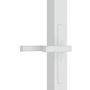 Voir la diapositive 5 : VIDAXL Porte interieure 83x201,5 cm Blanc Verre ESG et aluminium