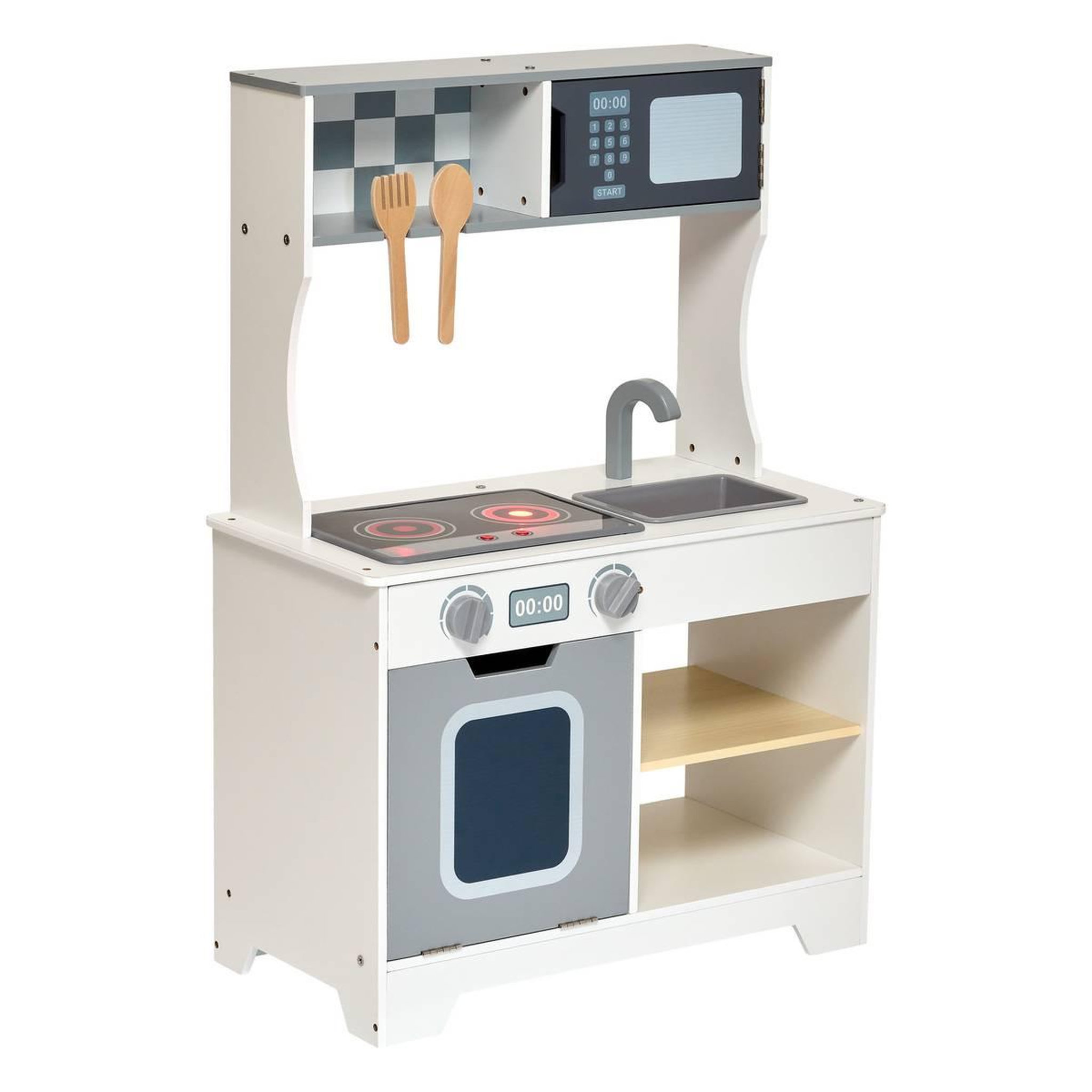 Voir la diapositive 3 : Atmosphera Kids Jeu Cuisine Enfant  Oren  84cm Blanc