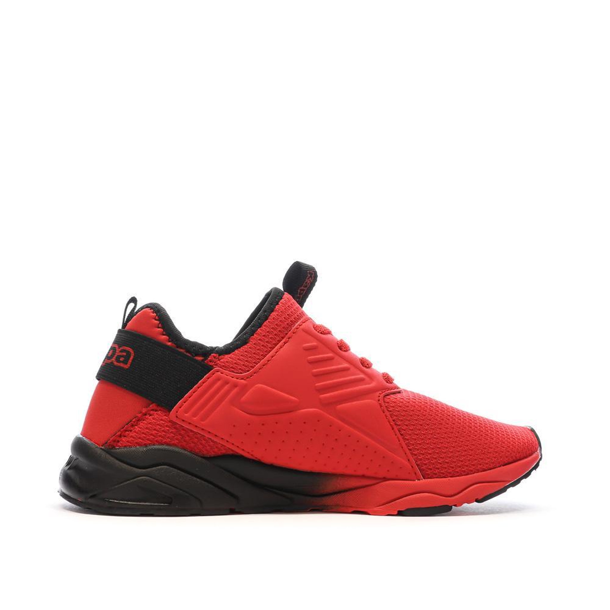 Voir la diapositive 2 : KAPPA Baskets Rouges/Noires Garçon Kappa Malone