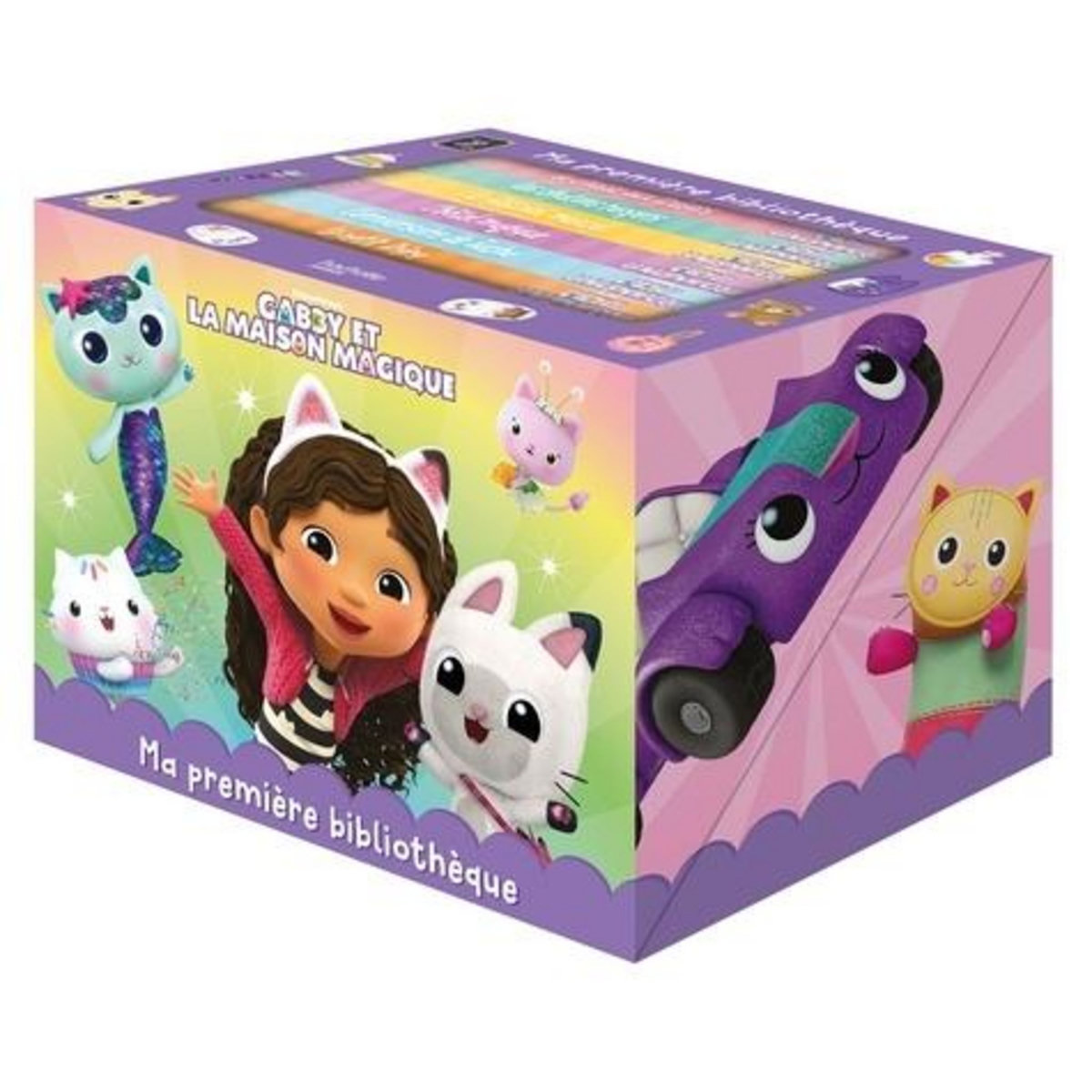 GABBY ET LA MAISON MAGIQUE : MA PREMIERE BIBLIOTHEQUE. COFFRET EN 6 VOLUMES : L'ANNIVERSAIRE DE SACHA ; LA CHASSE AUX TRESORS ; LES CHATONS RANGERS ; LE FESTIVAL MUSICAL ; L'HOTEL MAGIQUE ; LE PETIT FRERE, DreamWorks