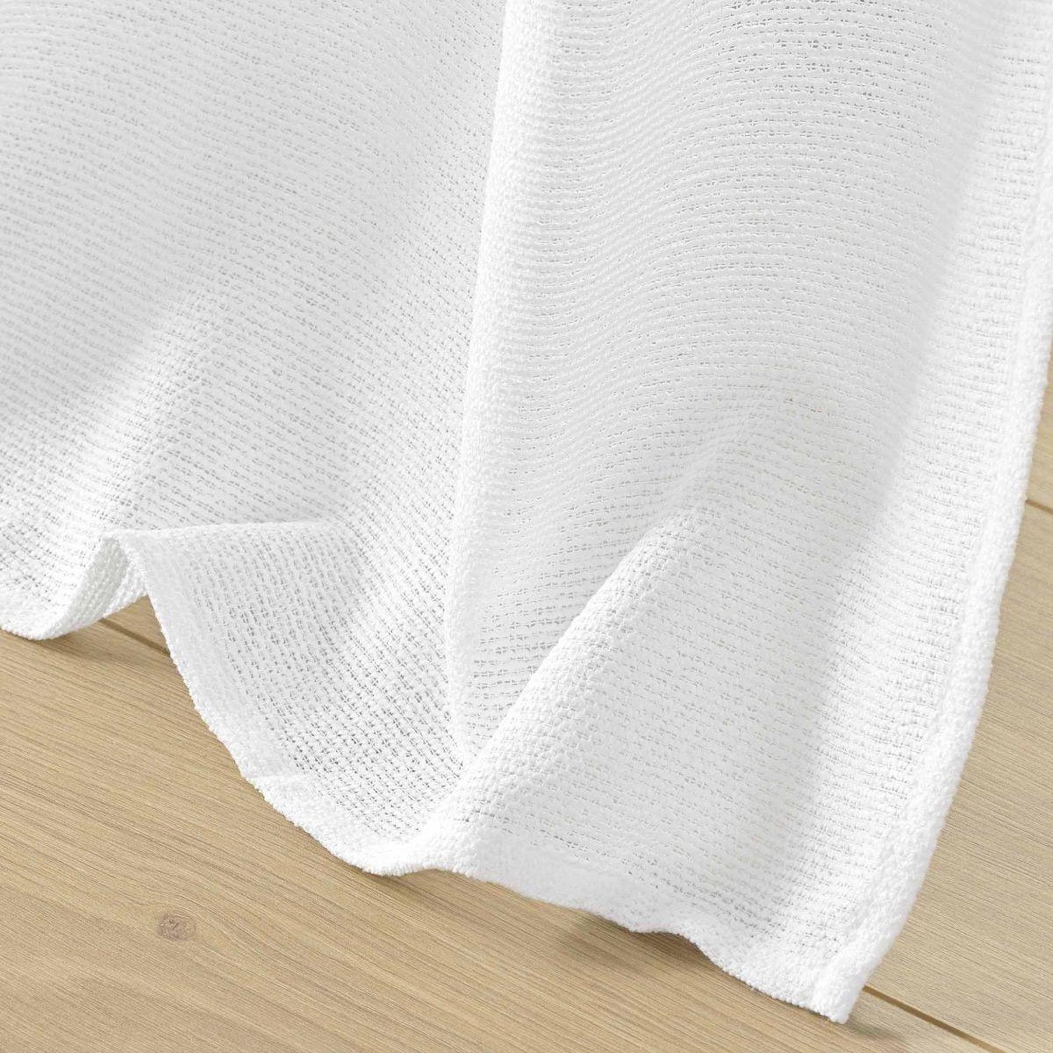 Voir la diapositive 4 : Douceur d'Intérieur Rideau voilage à œillets  loulaine  140x240cm blanc