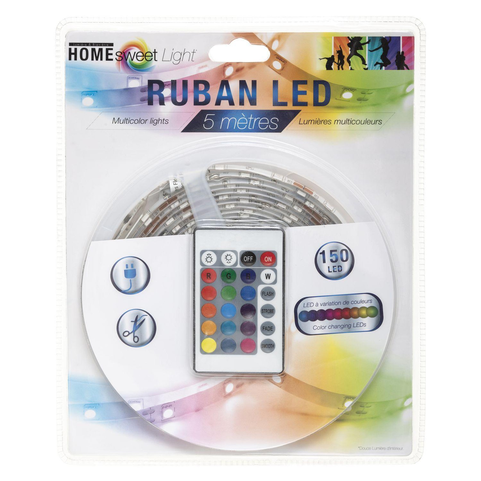Voir la diapositive 4 : ATMOSPHERA Ruban led sur secteur avec télécommande