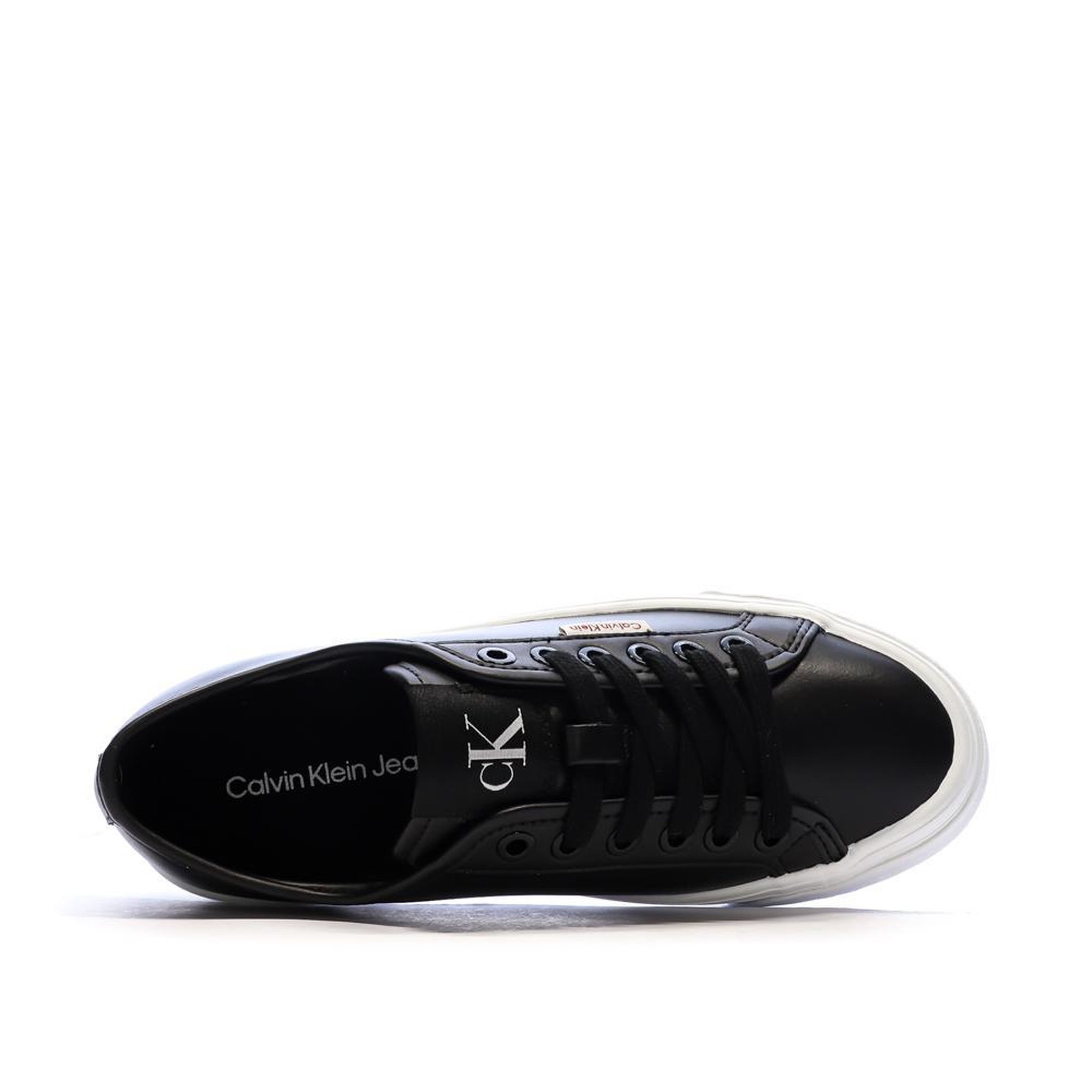 Voir la diapositive 4 : CALVIN KLEIN JEANS Baskets Noir Femme Calvin Klein Jeans Low Pro Cups