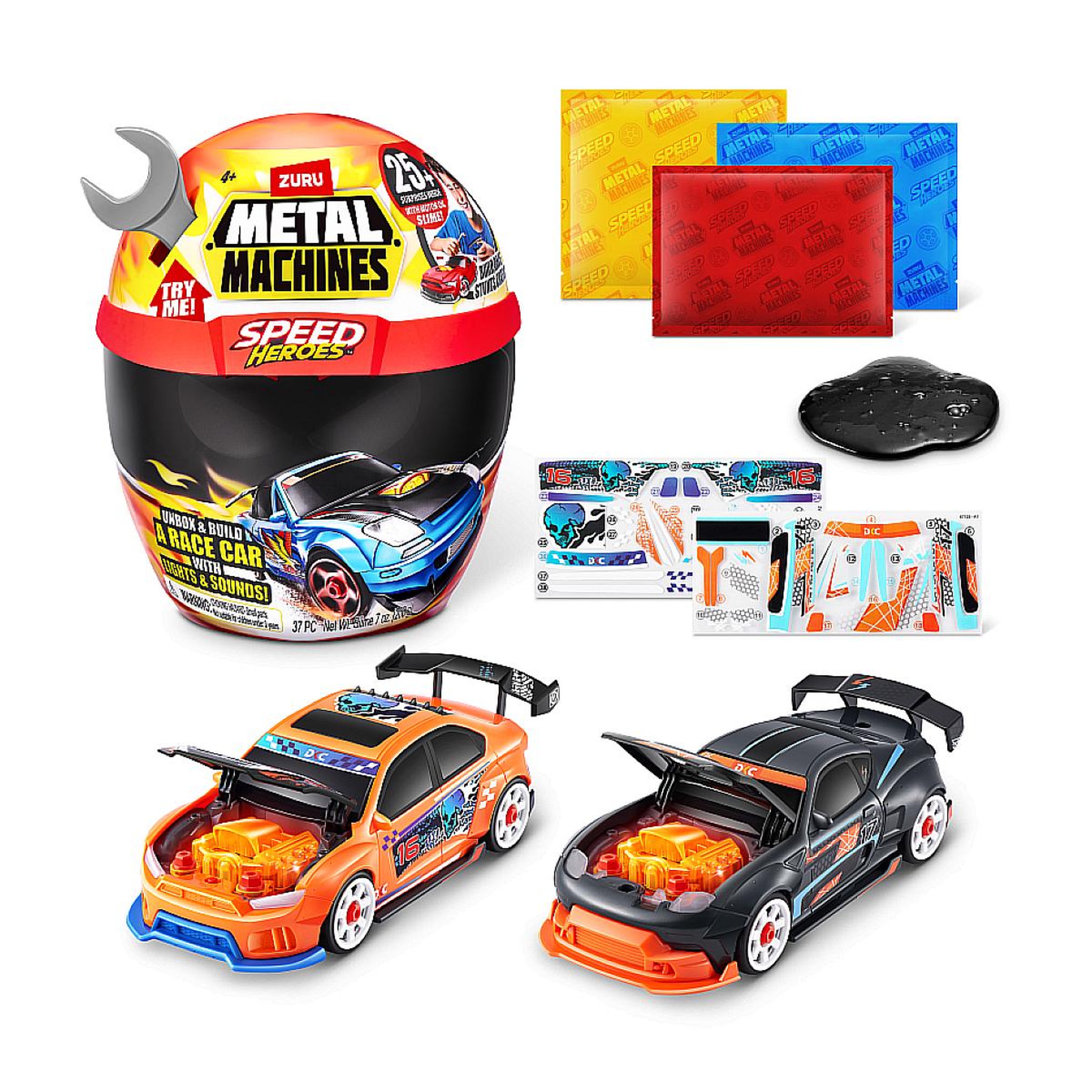 Voir la diapositive 3 : ZURU Box metal machines - Speed heroes