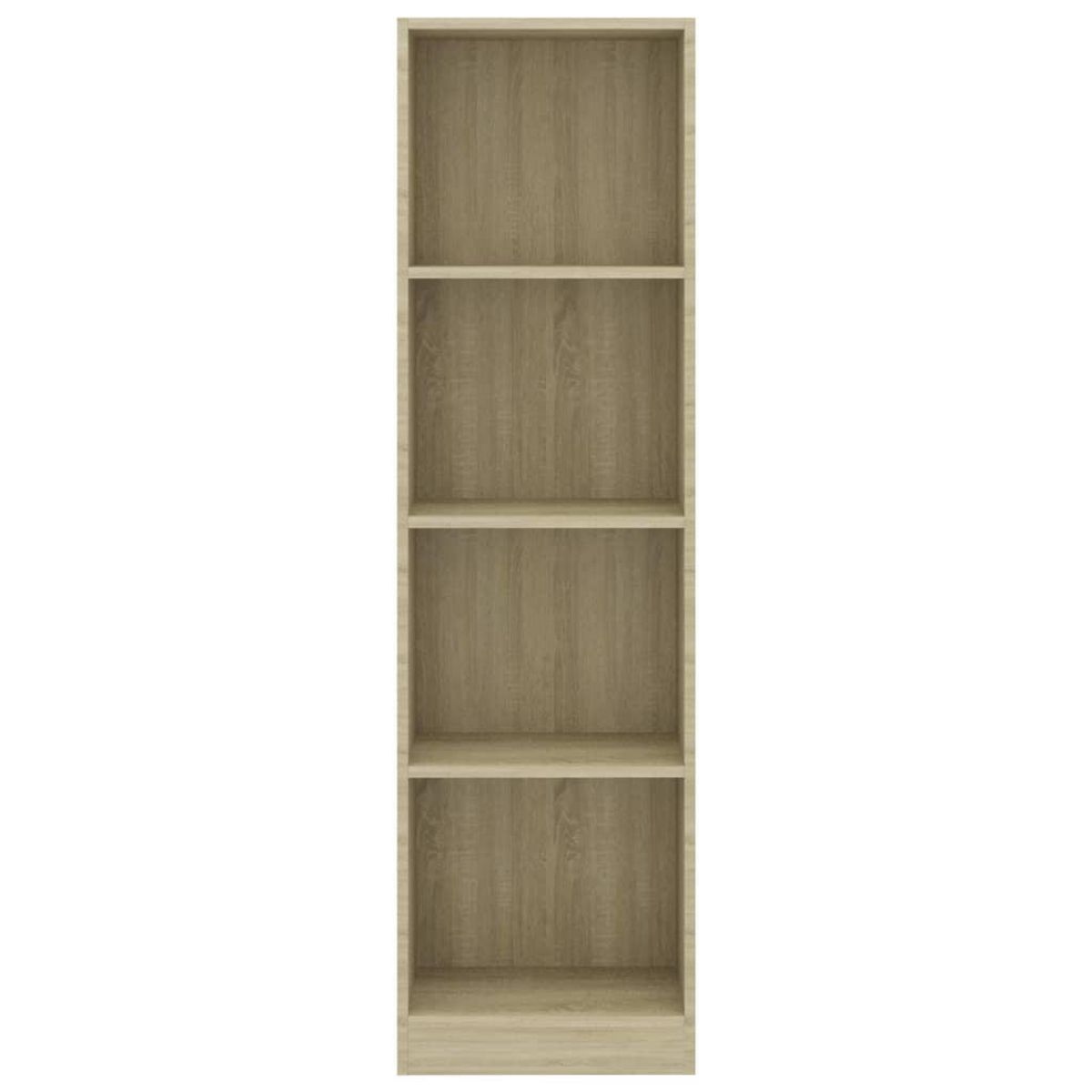 VIDAXL Bibliotheque a 4 niveaux Chene sonoma Bois d'ingenierie