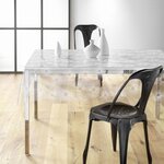 Paris Prix Nappe Toile Cirée  Soleil  140x240cm Blanc