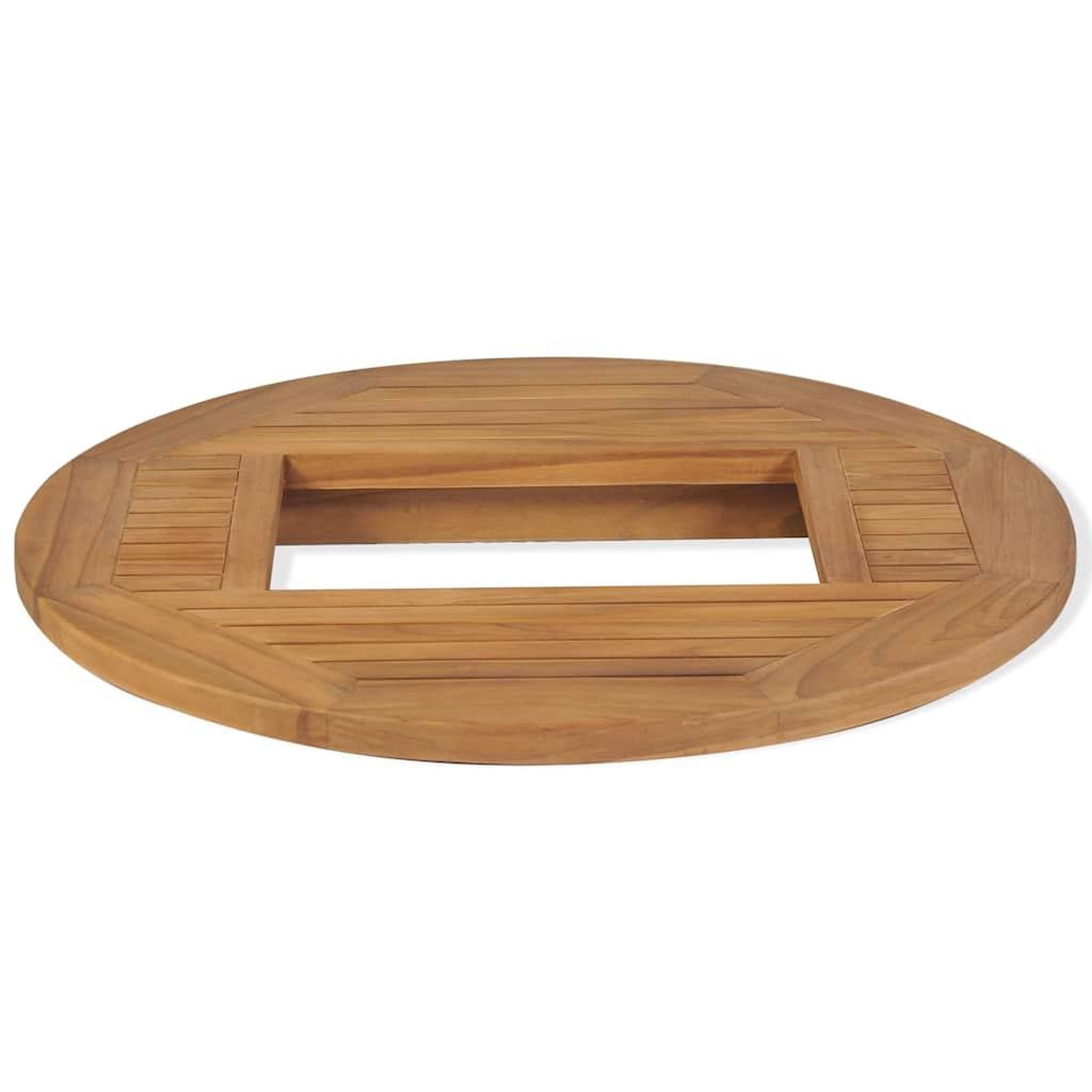 Voir la diapositive 3 : VIDAXL Dessus de table de biere Teck 70 cm