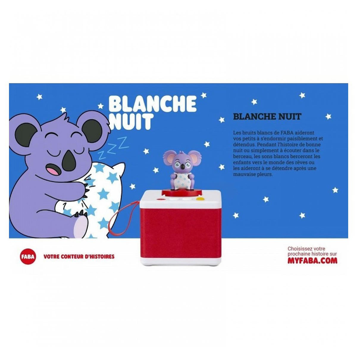 FABA Personnage sonore, blanche nuit