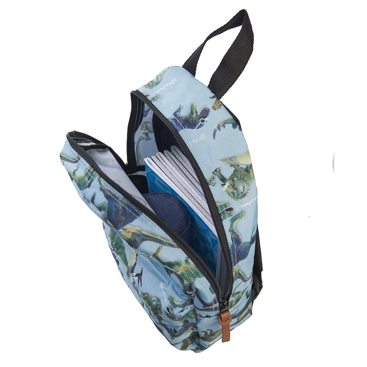 Sac à dos 1 compartiment bleu SKOOTER DINO 