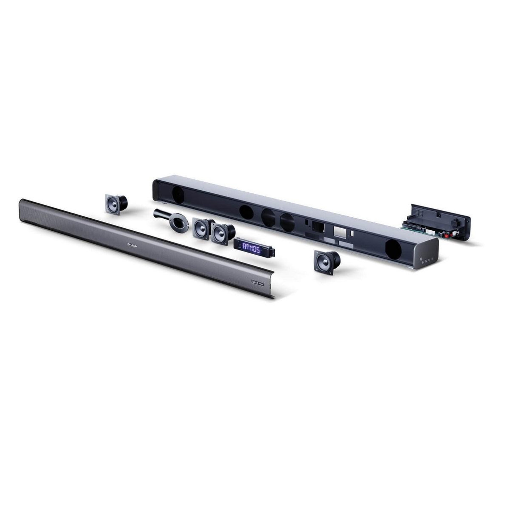 Voir la diapositive 4 : Sharp Barre de son 3.1 440w bleutooth noir - HTSBW460