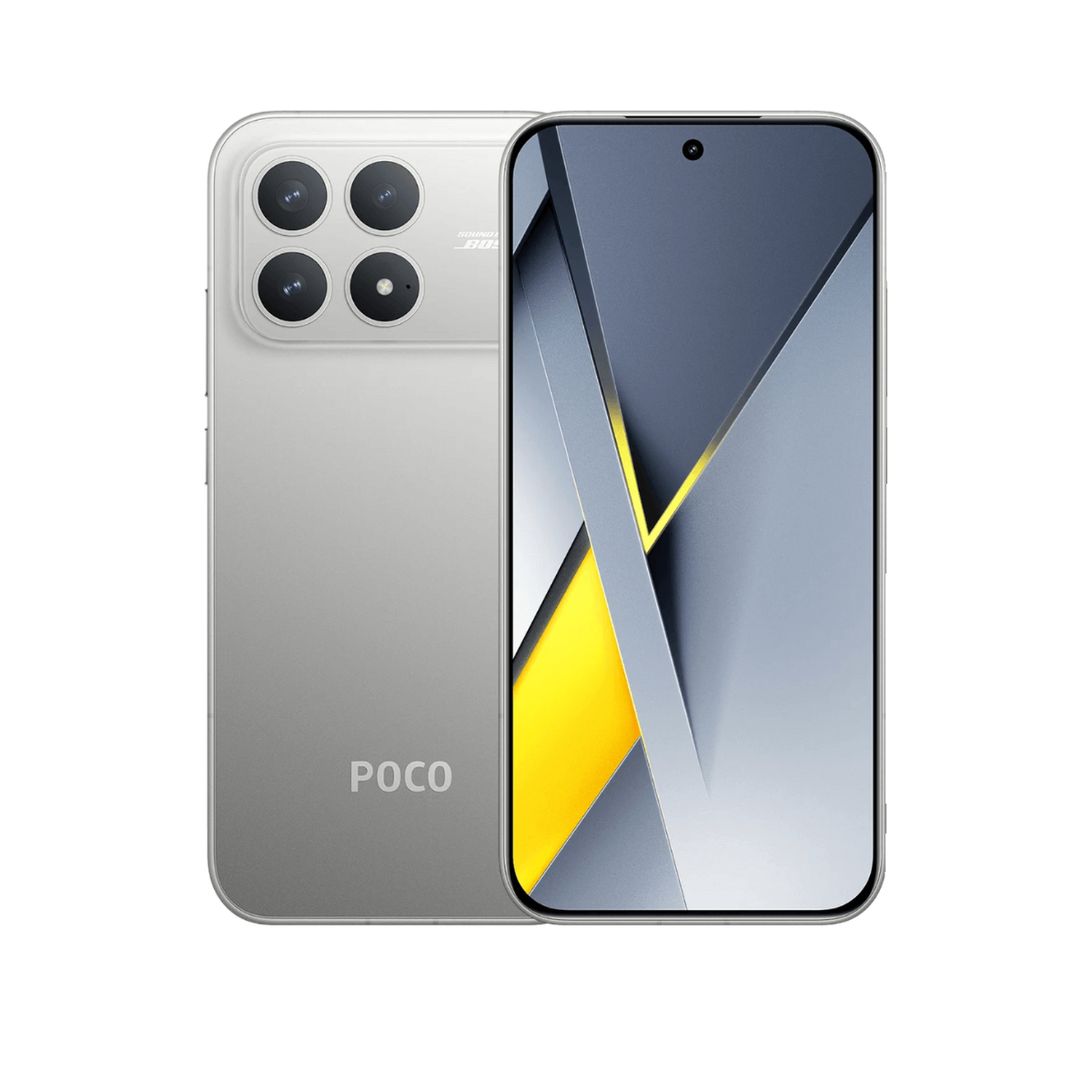 xiaomi smartphone poco f8 pro 5g 12gb/256gb titanium silver dual sim