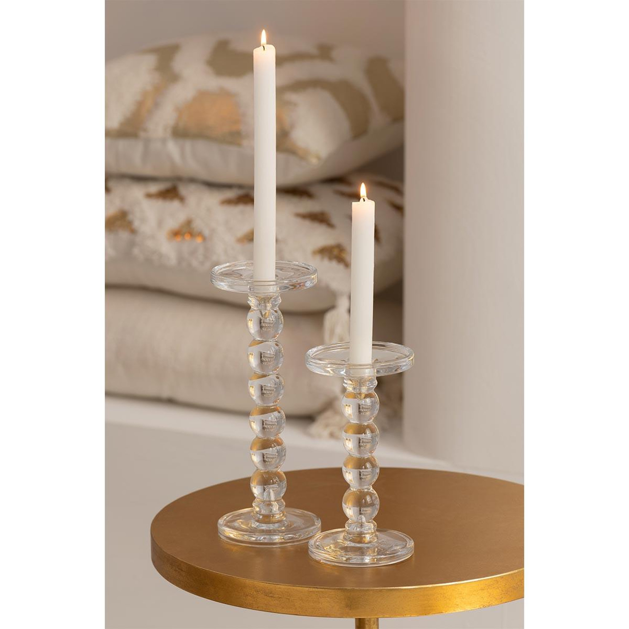 Voir la diapositive 6 : J-LINE Chandelier Design en Verre  Gouttes  26cm Transparent