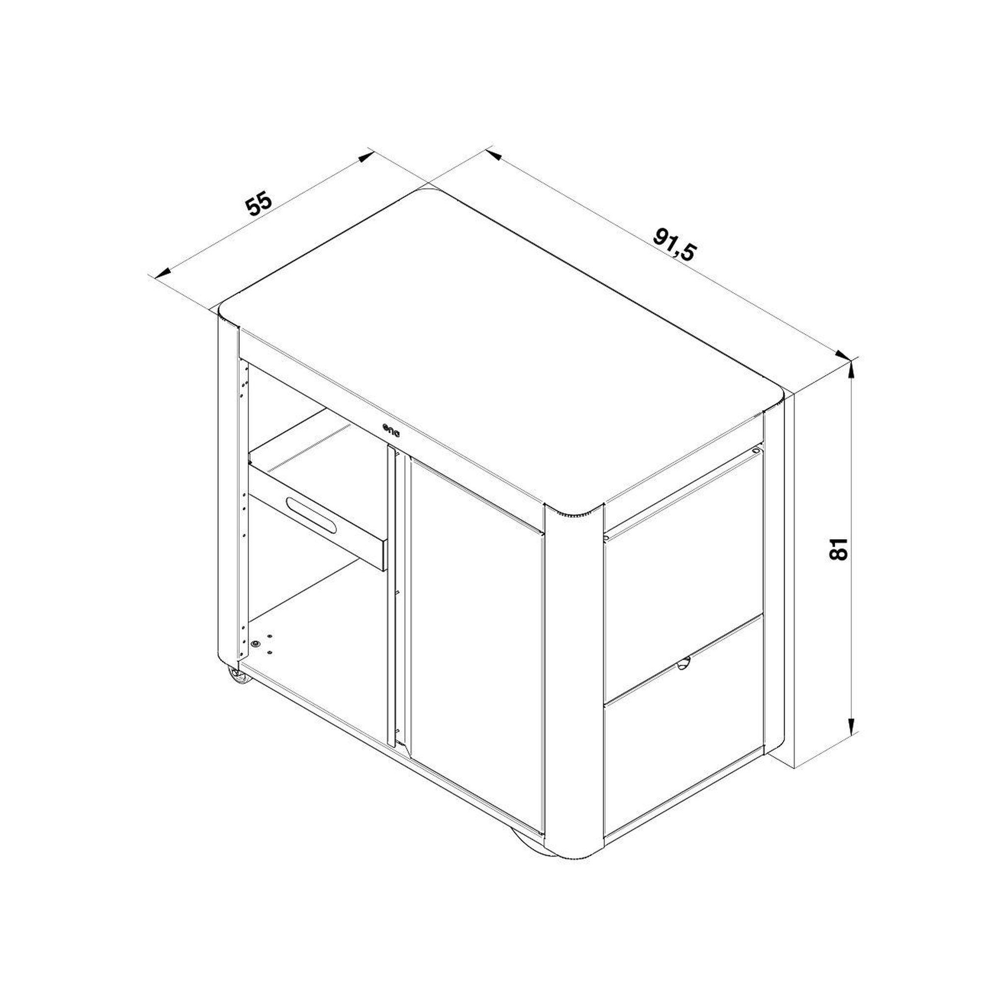 Voir la diapositive 5 : Eno Chariot Plancha ACHILLE Porte Gris cargo