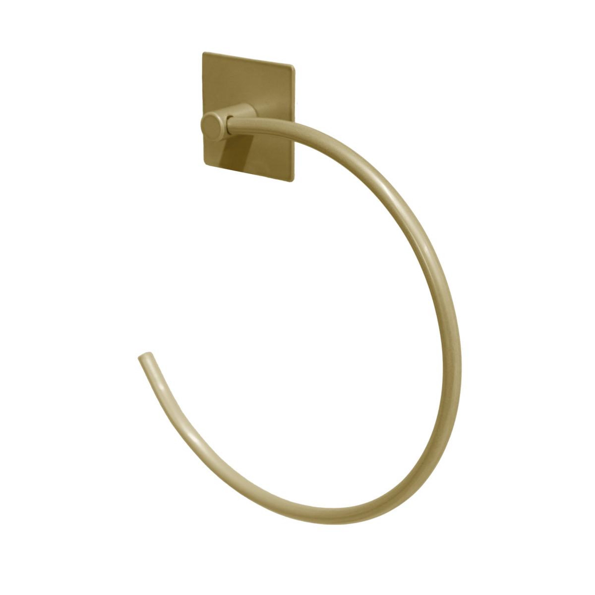 Voir la diapositive 2 : Douceur d'Intérieur Anneaux Porte Serviette Adhésif  Fixeo  20cm Or