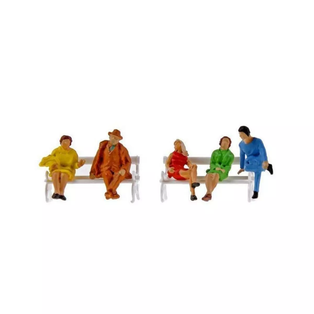 Preiser 1/87 Ème Modélisme HO Figurines : Personnages assis