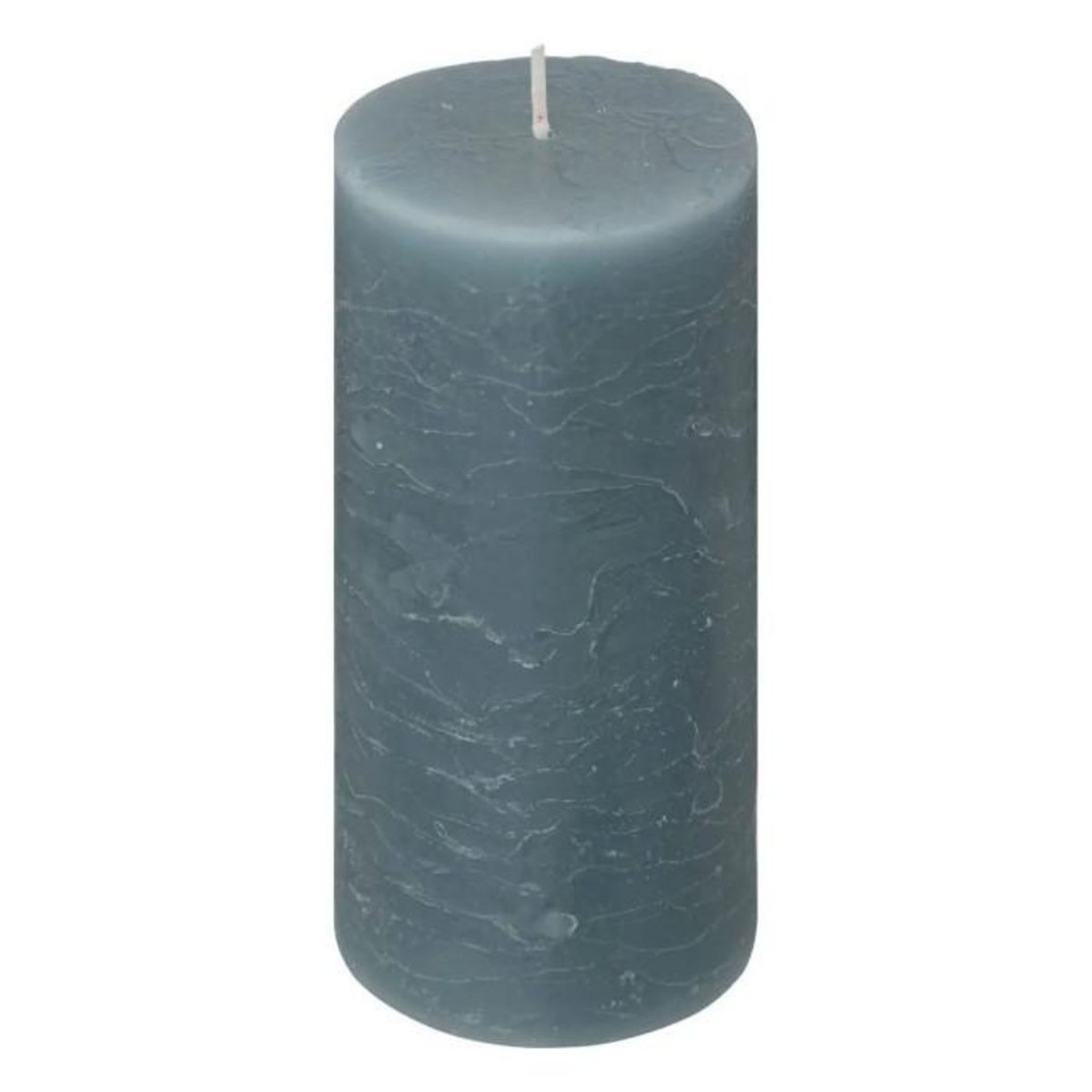 ATMOSPHERA Bougie Cylindrique  Rustic  14cm Bleu Orage