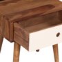 Voir la diapositive 4 : VIDAXL Table de chevet Bois massif de Sesham 45 x 30 x 45 cm