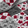 Voir la diapositive 3 : Paris Prix Sac à Pain  Credence  28x70cm Gris & Rouge