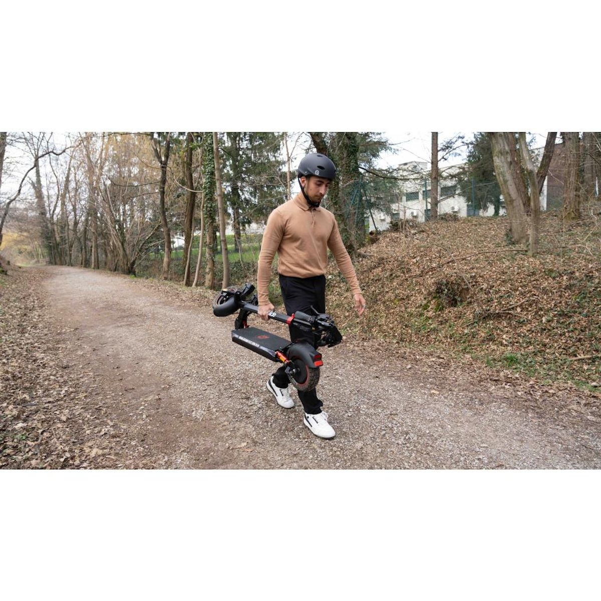 URBANGLIDE Trottinette Électrique UrbanGlide eCross ONE RED – 48V 10,4Ah – Autonomie 50km – Tout-Terrain