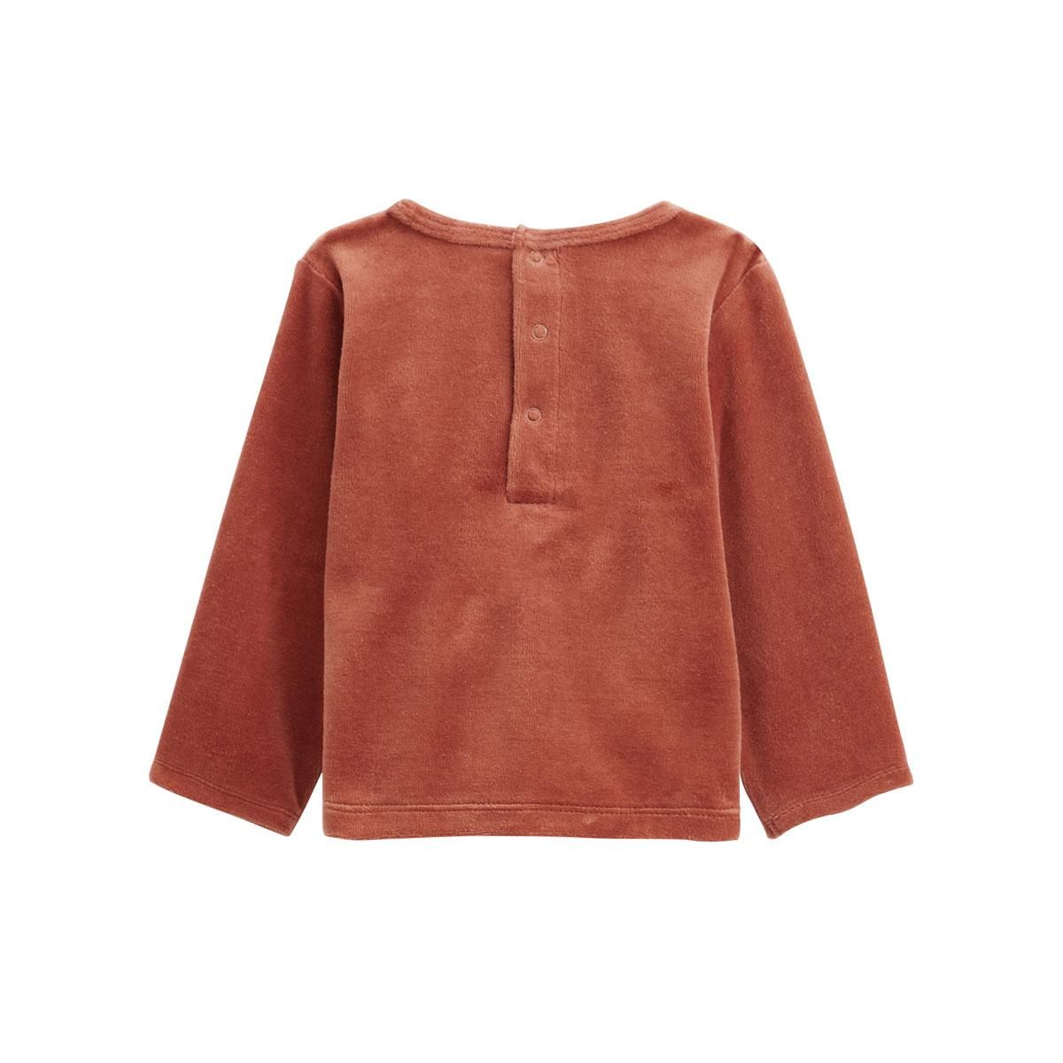 Petit Béguin Pyjama enfant 2 pièces en velours Maloueg