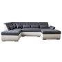 Voir la diapositive 1 : LISA DESIGN Vermont - canapé panoramique d'angle gauche - 7 places - xxl