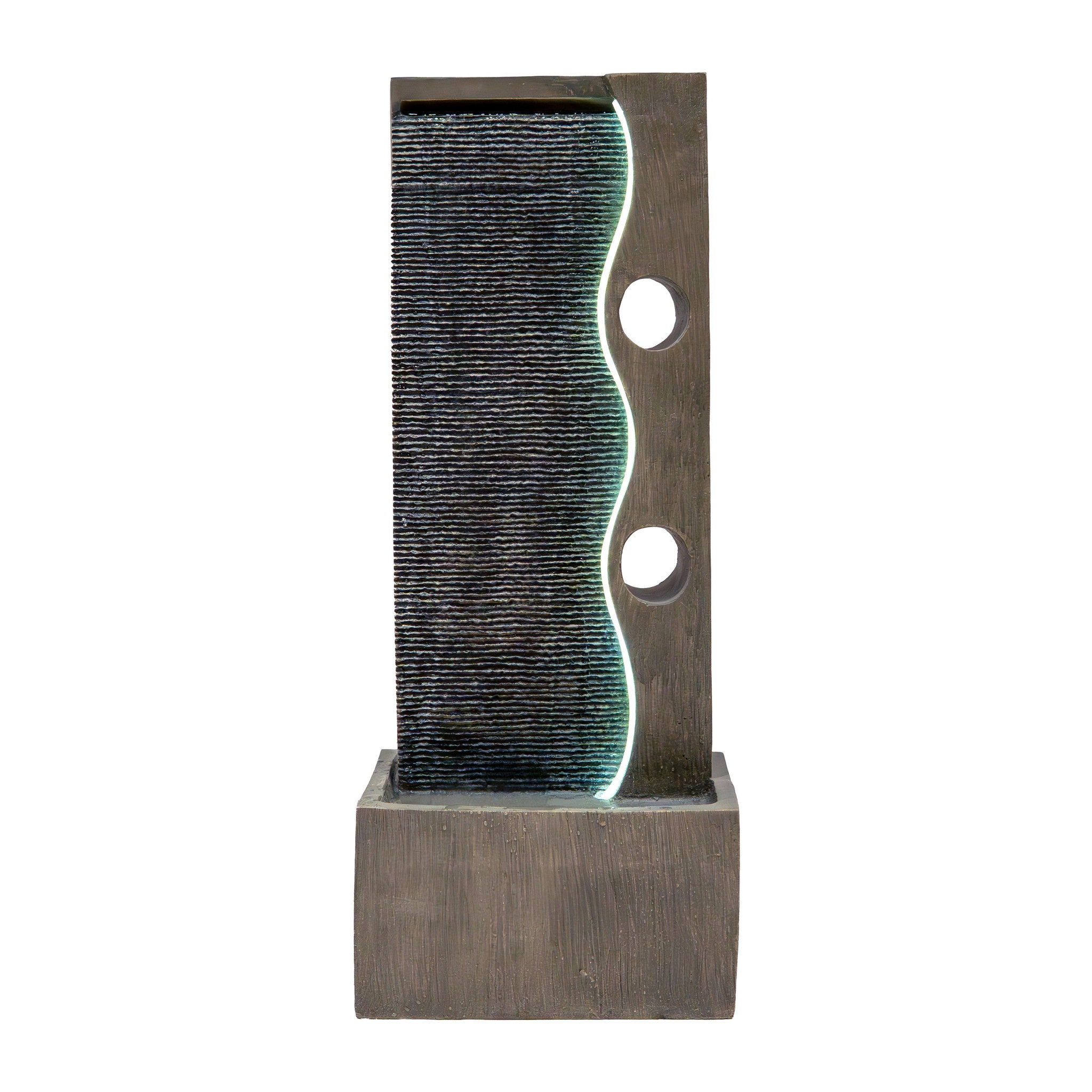 MONSTERSHOP Fontaine de jardin « harmony falls » avec éclairage led
