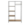 Voir la diapositive 4 : Paris Prix Étagère & Penderie en Métal  Rack  180cm Noir