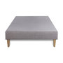 Voir la diapositive 4 : SEPTNUITS Ensemble matelas Mémoire de forme + sommier gris Memo