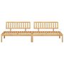 Voir la diapositive 3 : VIDAXL Canapes centraux palette de jardin 2 pcs bois massif d'acacia