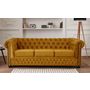 Voir la diapositive 2 : LISA DESIGN William - canapé chesterfield - 3 places - en velours