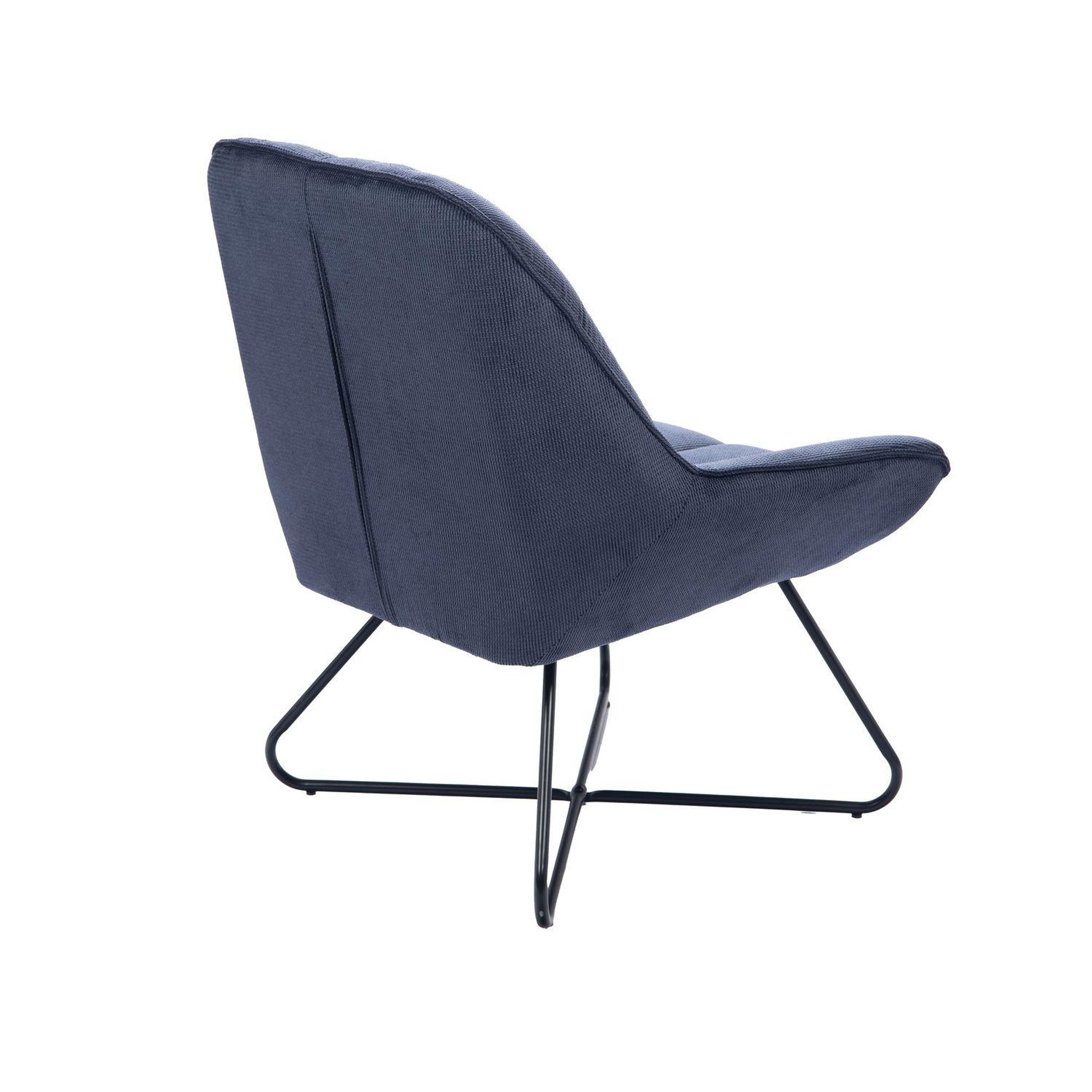 Voir la diapositive 3 : Amadeus Fauteuil tissu et métal Louis