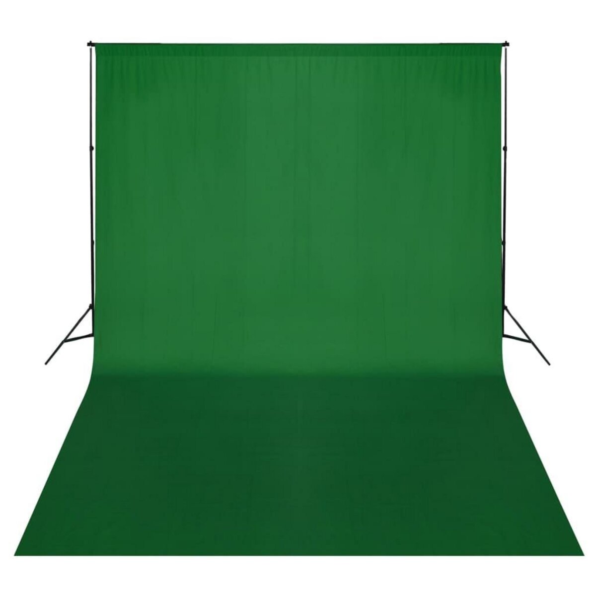 VIDAXL Systeme de support de toile de fond 500 x 300 cm Vert