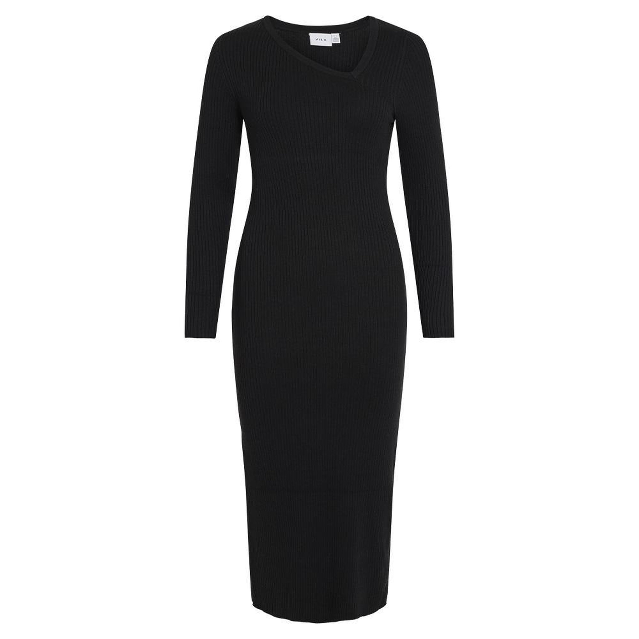 Voir la diapositive 2 : Vila Robe Longue Noir Femme Vila Nelly