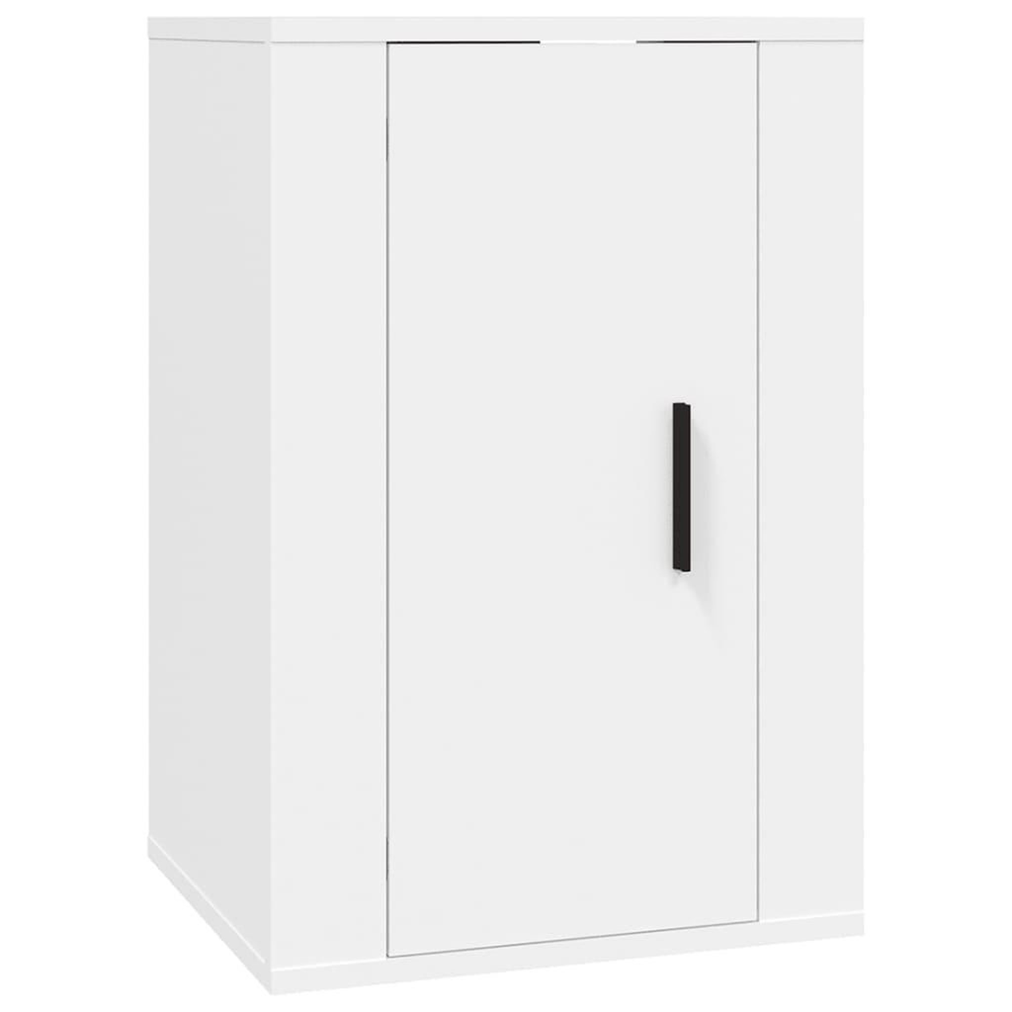 Voir la diapositive 2 : VIDAXL Meuble TV mural Blanc 40x34,5x60 cm