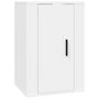 Voir la diapositive 2 : VIDAXL Meuble TV mural Blanc 40x34,5x60 cm